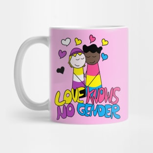 Love Knows No Gender (Nonbinary and Pansexual) Mug